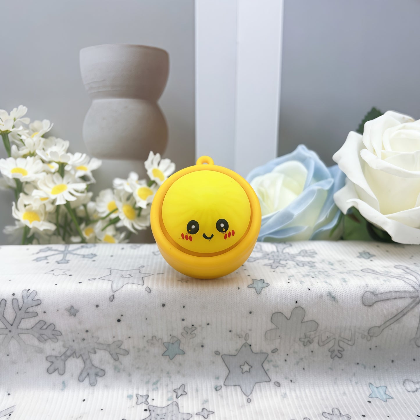 Cute Dumpling Pressable Fidget Toy Keychains Bag Charm Lanyard for Prizes Party Favor Gifts